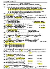 Chuyên đề bài tập Hóa học Lớp 10 Bảng tuần hoàn - Trường THPT Trần Văn Kiết